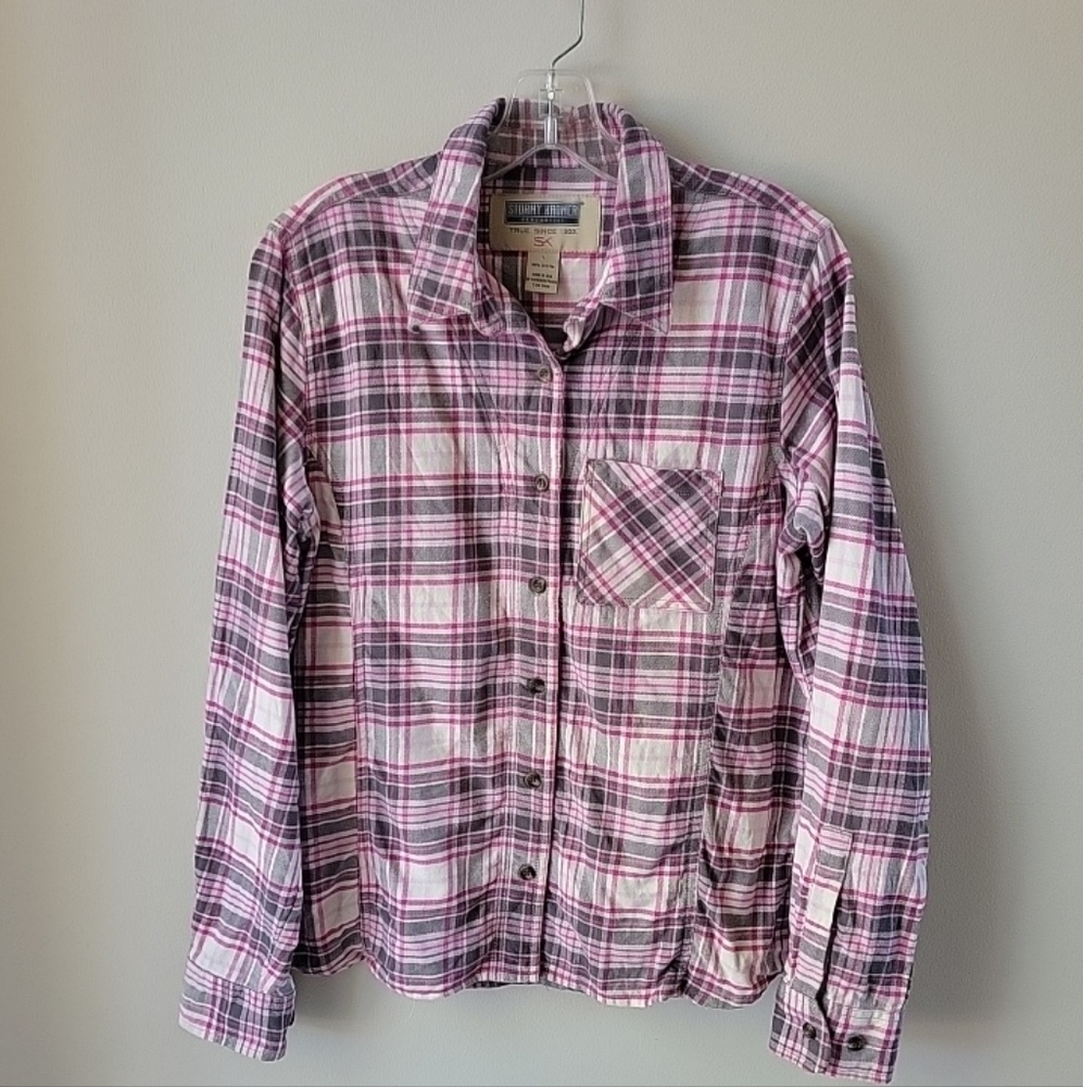 Women's Pink Plaid Jacket